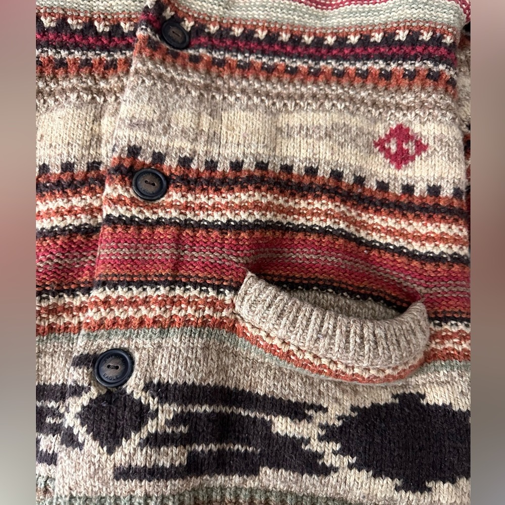 American Eagle Outfitters Knit Cardigan Southwestern-inspired - Picture 4 of 4